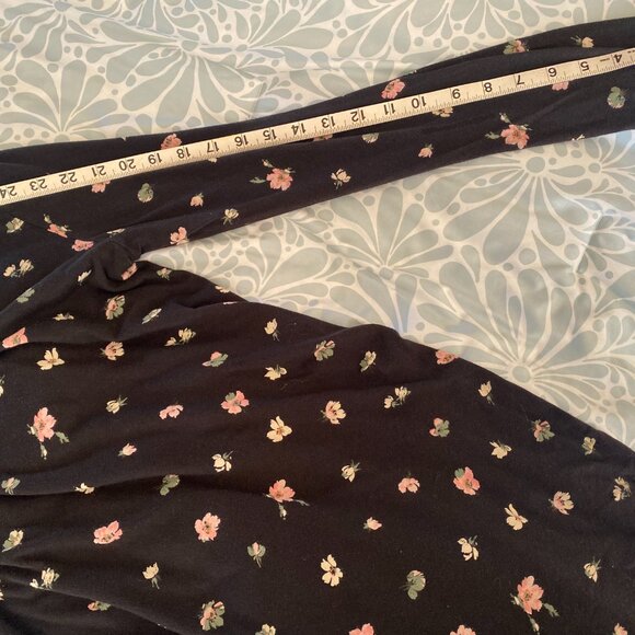 GAP Maternity‎ Navy Floral T-Shirt Dress Size Small C2 - Picture 3 of 5